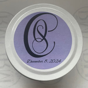 Wedding Party Favor Candle - Wild Orchid Candle Company