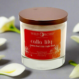 Calla Lily 9 OZ Coconut Apricot Candle - Wild Orchid Candle Company