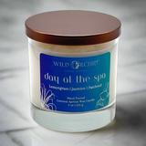 Day at the Spa  9 OZ Coconut Apricot Candle - Wild Orchid Candle Company