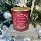 Pomegranate Martini" Candle Holder with Coconut Apricot  Wax | 13 OZ