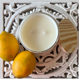 Lemon Blossom  & Sea Mist Coconut Apricot Creme Candle| 13 OZ - Wild Orchid Candle Company