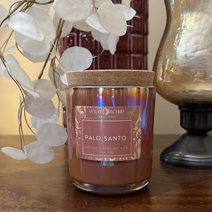 Palo Santo  Coconut Apricot Creme Candle|   13 OZ - Wild Orchid Candle Company